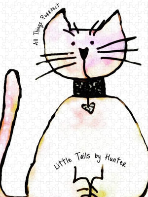 Little Tails by Hunter Light Pink Kitty With Heart Collar - Puzzle