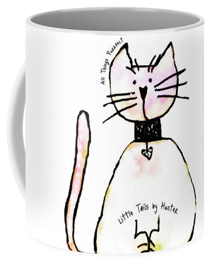 Little Tails by Hunter Light Pink Kitty With Heart Collar - Mug