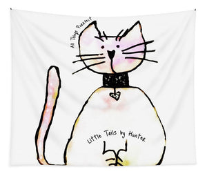 Little Tails by Hunter Light Pink Kitty With Heart Collar - Tapestry